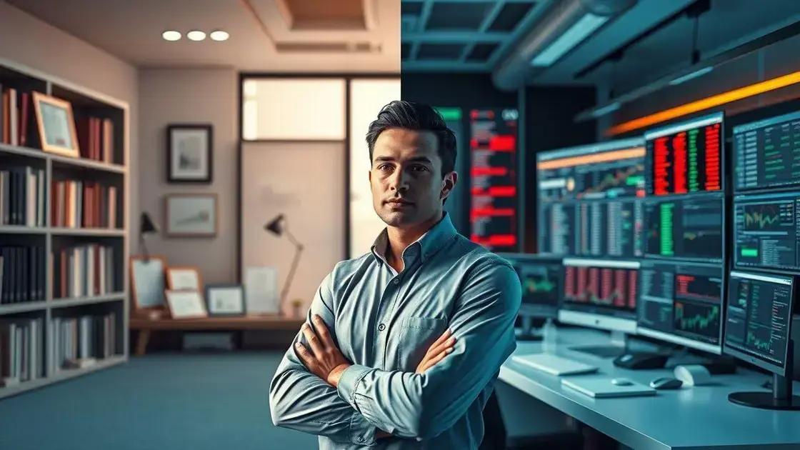 Evolução profissional e disciplina no mercado financeiro